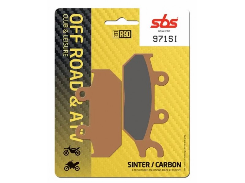 Гальмівні колодки SBS Sport Brake Pads, Sinter/Carbon 971SI